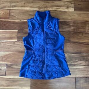 Lululemon Down For It All Vest Larkspur Blue Size 10